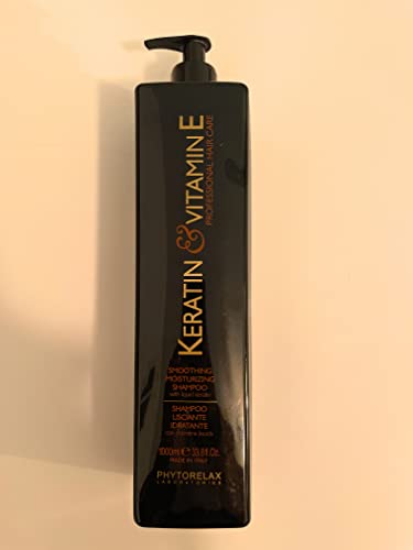 Phytorelax Keratin & Vitamin E Smoothing Moisturizing Shampoo, 33.8 Oz.