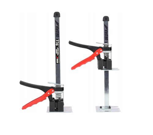DEDRA Platten- und Möbelheber N1107 Hubhöhe 25 cm Tragkraft 120 kg kompakte Bauform stabile Konstruktion für Leichter Montage- oder Ausbauarbeiten