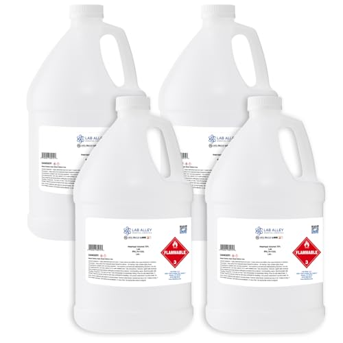 Isopropyl Alcohol 70% Lab Grade, 4 x 1 Gallon Case