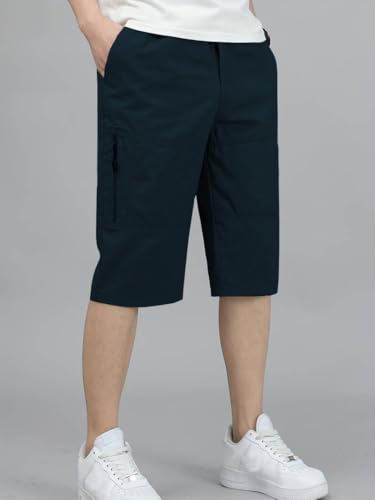 Image of TAGDO Men's Solid Cotton Shorts | Shorts Pant for Men | Shorts for Men (2003)