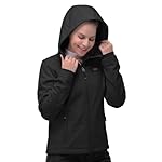 33,000ft Women's Softshell Jacket, Fleece Lined Warm Jacket Light Hooded Windproof Coat for Outdoor Hiking - Image 2