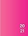 Produktbild Daily Planner 2021 / Calendar page a day (pink): Appointment Book & One Page Per Day Calendar, Large Desk Timer and Journal 8.5 x 11