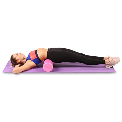 Miniatura 7 de Foam Roller Largo Rodillo De Espuma Para Masaje Muscular Y Estiramientos Para Pilates Yoga Fitness Fisioterapia En Casa Gimnasio Rulo Portatil Automasaje Para Espalda Piernas 60x15 Cm Druna