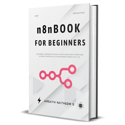 n8n BOOK FOR BEGINNERS Audiolibro Por Arsath Natheem S arte de portada