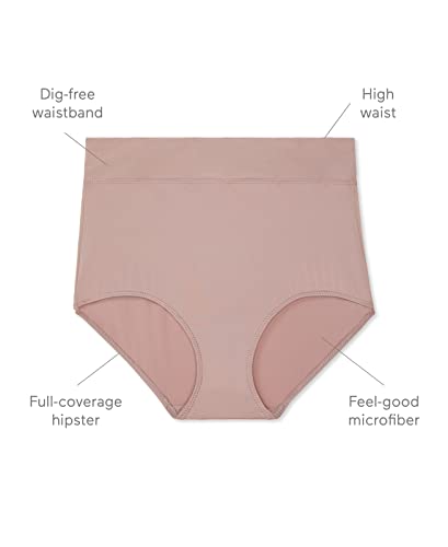 Image of Warner's Women's No Pinching No Problems Hi Cut Brief Panty