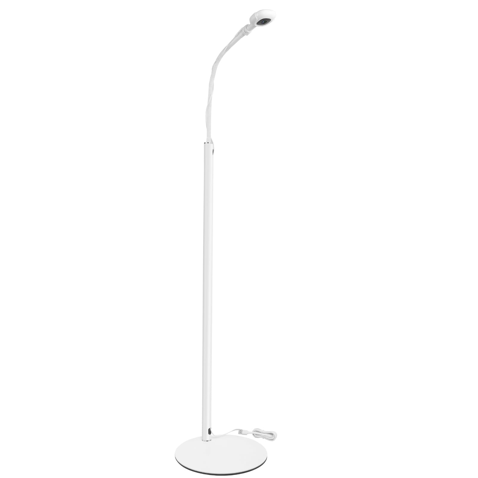 Didalo Support au sol pour moniteur de bébé Nanit Pro, support pivotant col de cygne avec hauteur réglable et base stable, sans outils ni dommages au mur (appareil photo non inclus)