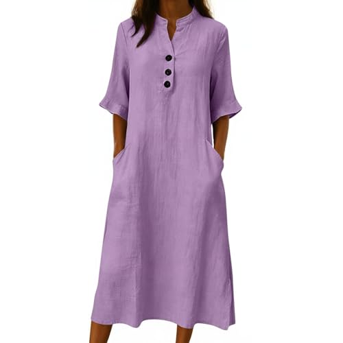 Robe t-shirt anti-chaleur en lin - Solution textile legere contre la transpiration