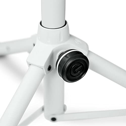 Gravity NS 411 W - Klassischer Notenständer, Höhenverstellung bis 1200 mm, weiß