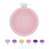 【Fácil de usar】Sigue las instrucciones para abrir la cubierta trasera e instalar la batería (batería no incluida), pulsa el botón para empezar a utilizar este pulidor de uñas eléctrico para bebé. Activación con un clic, pulido delicado a 360 grados, sin ningún paso complicado. Puedes utilizar el cortacésped con una mano mientras sostienes la mano del bebé con otra. Función simple pero puede cortar las uñas del bebé rápida y fácilmente.