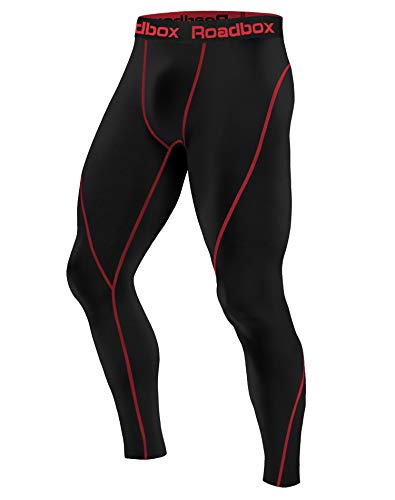 Roadbox Men's Compression Pants Base Layer Cool Dry Tights Leggings
