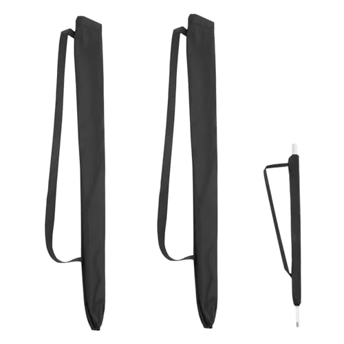 ULTECHNOVO Bolsa Larga Para Paraguas Correa De Transporte, Funda Para Guardar Paraguas De 75-80 Cm, Material Pongee Resistente, Adecuado Para Exteriores y Días Lluviosos, Pack 2 Unidades