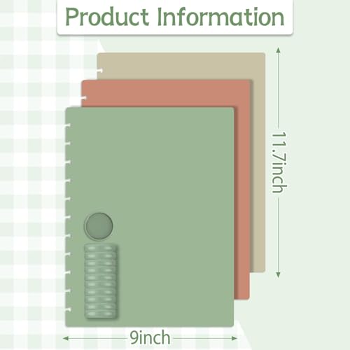Reliure à disque gisgfim pour documents thématiques et projets d'école - 3