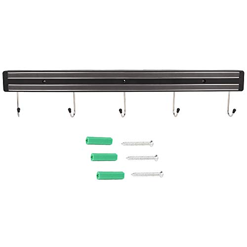 Restokki Magnetic Kitchen Holder for Wall, Multifunctional Wall Mounted Magnetic Holder Strip Organizer, for Household Kitchen Cutter Metal Tools Management(M 45cm Length)