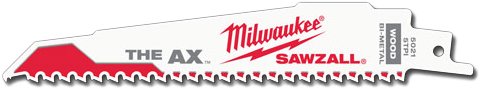 - Milwaukee The Ax Sawzall Blades - 25 Pack, 6in.L, Model# 48-00-8021