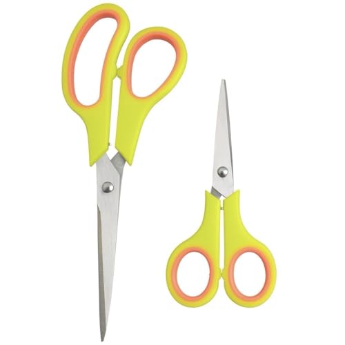 Image of Utility all Purpose Golden Scissors, Gold Kitchen Shears or Ribbon Cutting - Household Stainless Steel Golden Scissors - Multi-Purpose Stainless Steel Sharp Blades (Mixed Combo)
