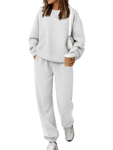AUTOMET Womens 2 Piece Sweatsuits Fall Outfits Matching Lounge Sets