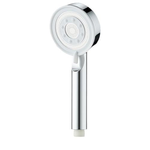 YGLEEULI Alcachofa de Ducha Cabezal de Ducha de Alta presión, 5 Modos, Boquilla de Ahorro de Agua, Potente SPA presurizado, Ducha de Mano, Accesorio de baño(Silver)