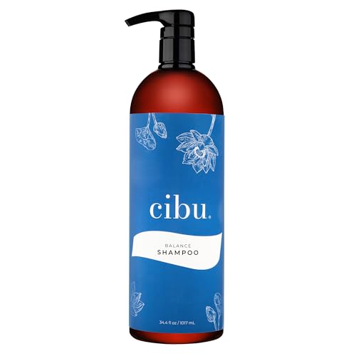 CIBU Champú Balance 30092 Fórmula rica en nutrientes que hidrata, fortalece y repara el cabello seco | Sin sulfatos