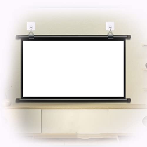 Pantalla manual 60" para proyector, formato 4:3 miniatura 1