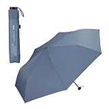 Wpc. 軽量 折りたたみ傘 AIR-LIGHT LARGE FOLD ブルーグレー雨傘 メンズ 親骨61cm 大きい 180g 男性 女性 レディース 軽い スリム UVカット シンプル 無地 通勤 通学 UX012-001-002