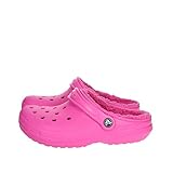 Geringes Gewicht. Crocs Unisex-Erwachsene Classic Lined Clogs, Electric Pink/ Electric Pink, 36/37 EU