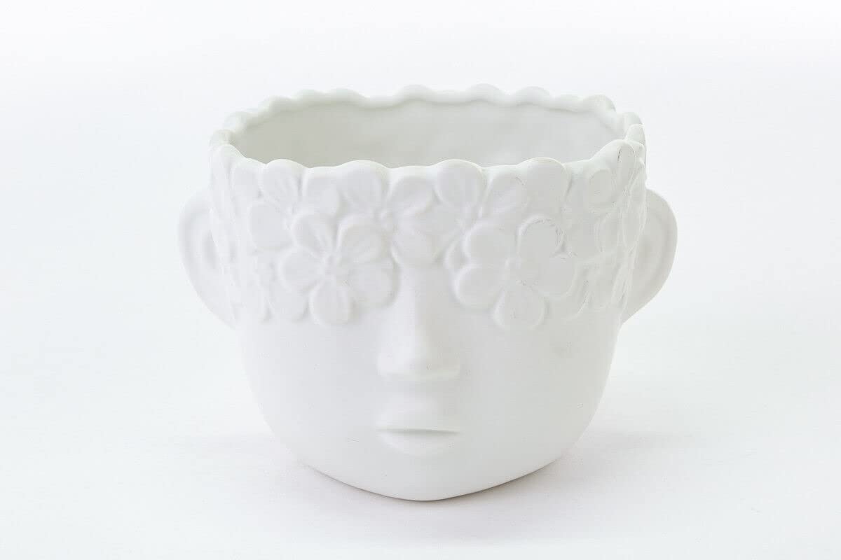 Vase tête enfant en céramique, douceur et poésie pour la chambre de bébé