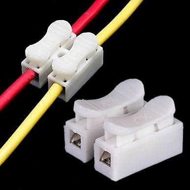 YEPZY ENTERPRISE 100PCS Cable Connector Clamp Spring Connector Terminal Block FOR Wire LED Strip Light Wire Connecting-image-3