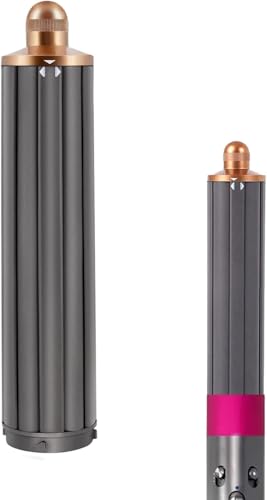 ダイソン エアラップ スタイラー HS05 HS01用 40mm/1.6inロングカールバレルアタッチメント、多機能ヘアカーラーローラー ヘアードライヤーアクセサリー(金)