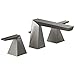DELTA FAUCET 35543-PNMPU-DST Trillian Two Handle Bathroom Faucet Widespread, Polished Nickel