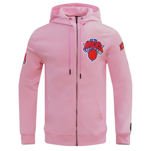 Sudadera con capucha Pro Standard NBA rosa de algodón talla L para hombre