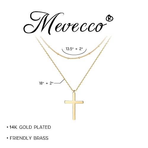 Mevecco NCK-CROSS Gold Layered Cross Necklace thumb #4