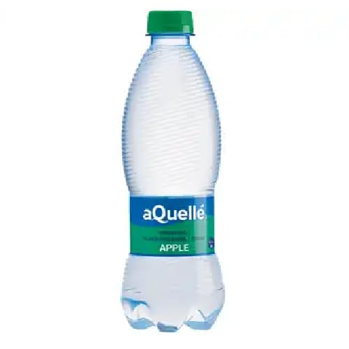Aquelle Flavored Sparkling Apple Water, 16.9 fl oz (500ml)