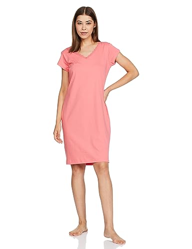 Image of Amazon Brand - Symbol Women's Cotton Knee Length Regular Fit Nighty