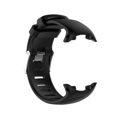 tecinity Cinturino Compatibile con SUUNTO D4, Silicone Cinturino per SUUNTO D4i/D4i NOVO (Nero)