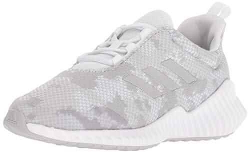 adidas Unisex-Child Fortarun, White/Grey/Grey, 6 Wide US Big Kid