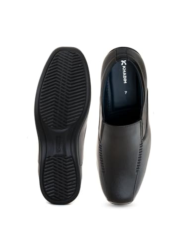 Image of Khadim's 7236534 Premium Stylish Lightweight Comfortable Durable & Sleek Design Formal Slip-On Shoes for Men