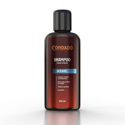 Kit Barba Cabelo Bigode Oceano Floresta Condado Amadeirado Refrescante Shampoo Balm Creme Colônia (O
