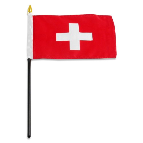 US Flag Store Switzerland Flag, 4 by 6-Inch