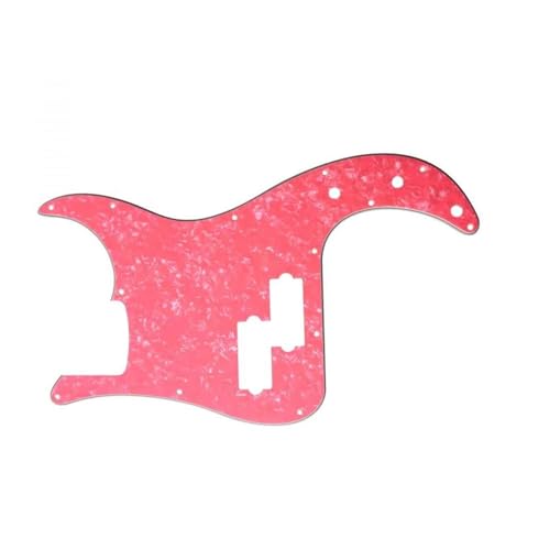 Pickguard guitare basse P 4 plis rose nacré idéal pour briller sur scène et en concert