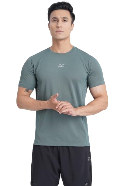 Image of FUAARK Sprint Running Tshirt Sports and Gym Slim Fit Men's T-Shirt