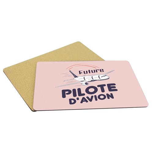 Sets de table rose future pilote cadeau idéal anniversaire enfant
