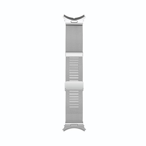 Image of SAMSUNG Galaxy Watch Milanese Band M /L, Silver, Compatible Galaxy Watch 5 and Galaxy Watch 4, for 44MM Watches Only, Includes Cleaning Cloth