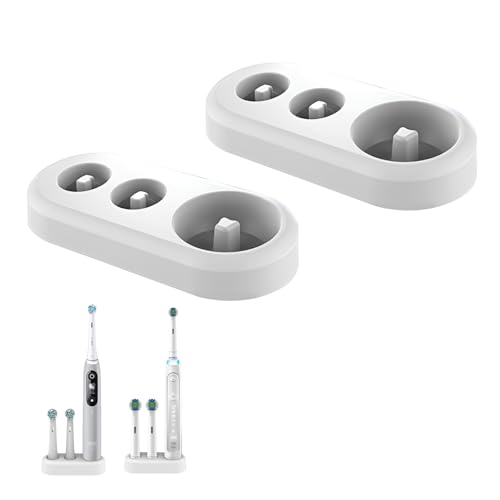 �d�����u���V�X�^���h 2�Z�b�g 3�� �r���E�݌v ���u���V���� ���[�֗� ���u���V�z���_�[ �ϋv���̂��� ���u���V�u�� ���� ���� ���ʑ�p �I�[����-B PRO/DB�Ή��̍L�͌݊��� Oral-B iO3/iO4/iO5/iO6�ɑΉ�