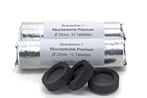 Scentolino Räucherkohle Premium Tabletten 2 Rollen