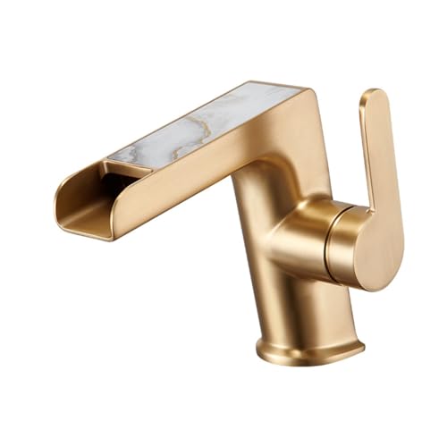 Mitigeur lavabo cascade pour une salle de bain moderne avec température numérique