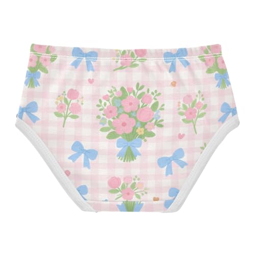 GuoChe Brief Panties Soft Panties Organic Underwear for Girls in Sizes 2T,3T, 4T, 5T, 6Y and 8Y2