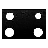 bezoku Stove Top Protector for Whirlpool Gas Stove Protectors 4 Burners, Fit Model WFG320M0BS WFG320M0BB WFG320M0BW WFG320M0MW WFG320M0MS, 0.5MM Reusable Splatter Guard Stove Protector Liner