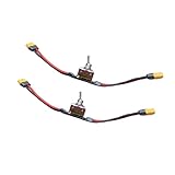 KINGMODEL 2pcs Large Current High Load Electric Switch Power on-Off Toggle Switches W/XT60H Plug...