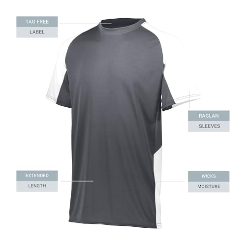 Augusta Sportswear Youth Cutter Jersey: Moisture-Wicking Baseball & Softball Top, Short Sleeve Athletic Apparel for Boys3