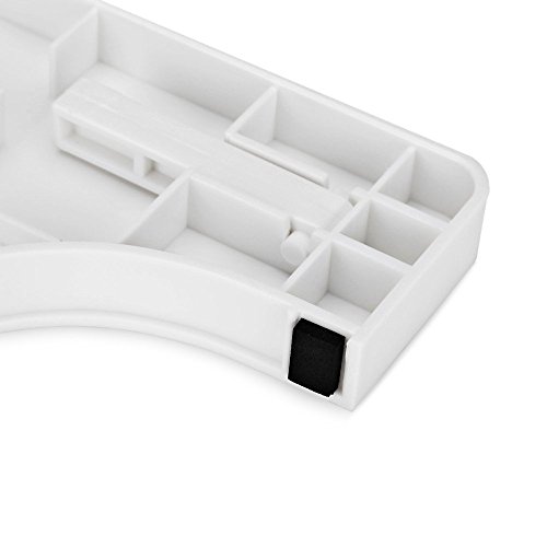 Plastic Portable Large Extension Table for Sewing Machine (White, 9.84x7.87x2.48-inch)